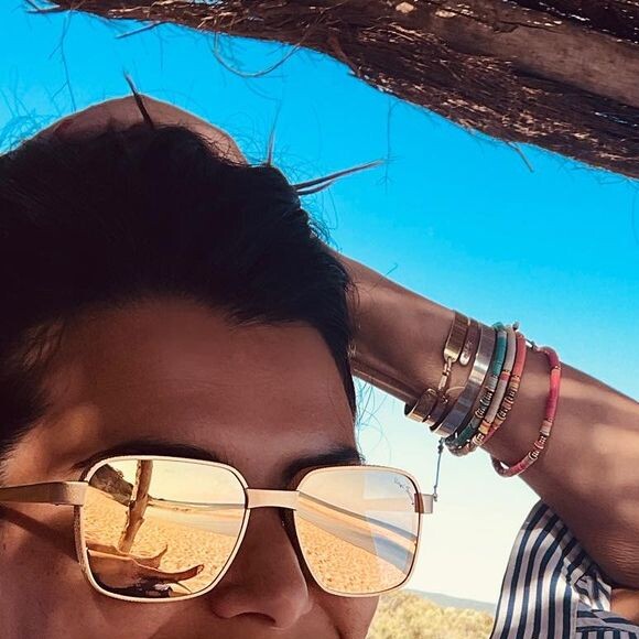 Karine Ferri lors de ses vacances en Corse, juillet 2021