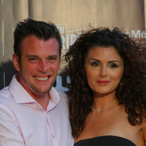 Norbert Tarayre et sa femme Amandine - Ouverture du Festival Marrakech du Rire 2015. Le 13 juin 2015 à Marrakech