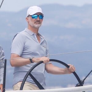 Le roi Felipe VI d'Espagne participe à la 39 ème régate Copa del Rey à Palma de Majorque qui se déroulera jusqu'au 7 août 2021. Le 2 août 2021.