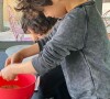 Sophie Ferjani dévoile une photo de deux de ses enfants en train de cuisiner, janvier 2021