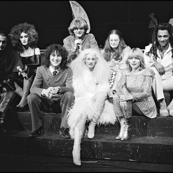 Daniel Balavoine, Fabienne Thibeault, France Gall... dans Starmania, à Paris, le 4 avril 1979