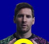 Lionel Messi et Neymar Jr présentent le nouveau jeu de simulation en ligne "eFootball" disponible gratuitement à l'automne 2021 et qui remplace la version PES. Le 22 juillet 2021. 