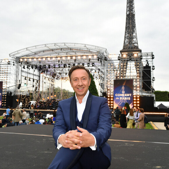 Exclusif - Stéphane Bern en backstage lors de l'évènement "Le Concert de Paris" depuis le Champ-de-Mars à l'occasion de la Fête Nationale du 14 Juillet 2021.  © Perusseau-Veeren/Bestimage