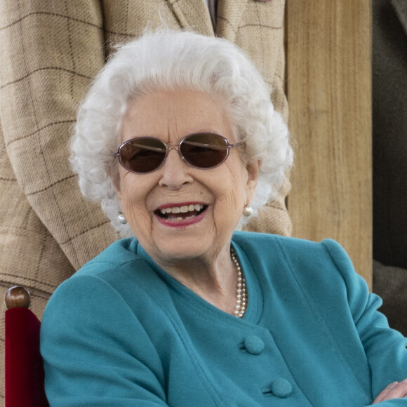 La reine Elisabeth II d'Angleterre lors du Royal Windsor Horse Show à Windsor le 1er juillet 2021.