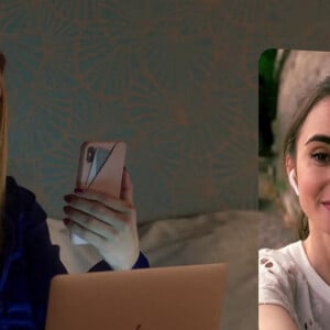 Kate Walsh, Lily Collins - Bande-annonce de la série Netflix "Emily in Paris" créée par D.Star. Le 5 octobre 2020.