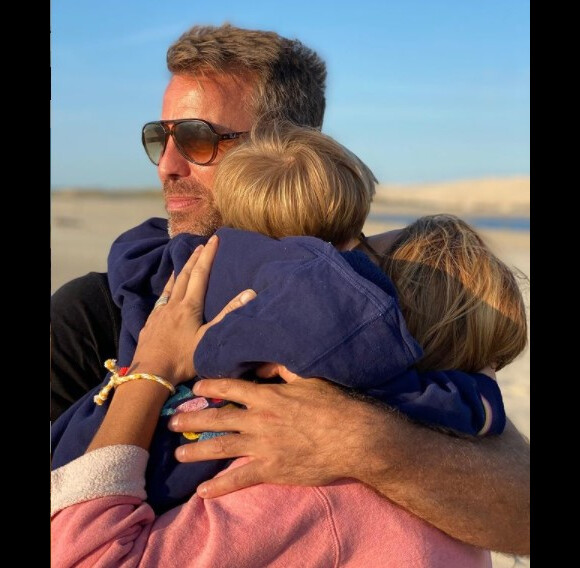 Shirley Bousquet, son compagnon Charles-Henri Watine et leur fils Soren. Instagram. Le 1er septembre 2020.