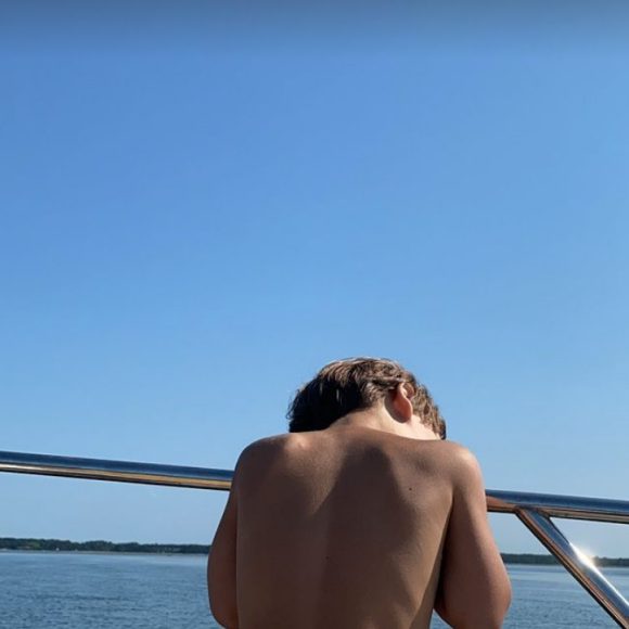Laure Manaudou a publié deux photos de son fils Lou dans sa story Instagram du 10 août 2021.
