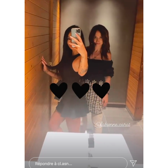 Fabienne Carat apparaît sur Instagram, le 10 août 2021.