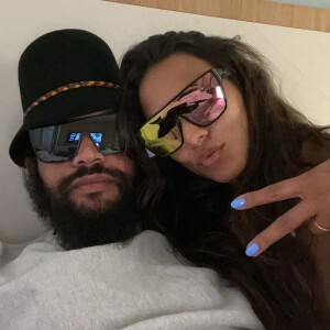 Joakim Noah a commémoré le troisième anniversaire de son histoire avec sa fiancée, le mannequin Lais Ribeiro. Story Instagram du 11 août 2021.