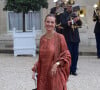 Carole Bouquet - Arrivées au dîner d'Etat organisé pour la visite du président itlalien Sergio Mattarella au Palais de l'Elysée à Paris, le 5 juillet 2021.