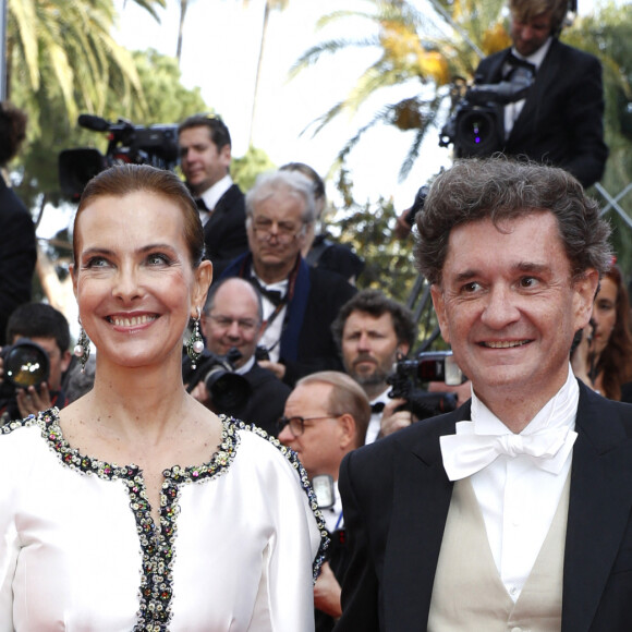 Carole Bouquet et son compagnon Philippe Sereys de Rothschild - Montée des marches du film de la Soirée 70ème Anniversaire lors du 70ème Festival International du Film de Cannes. Le 23 mai 2017. © Borde-Jacovides-Moreau/Bestimage