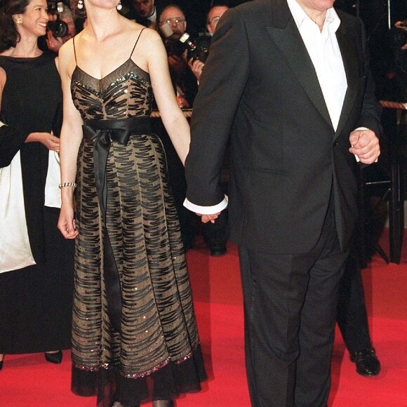 Carole Bouquet et Gérard Depardieu au Festival de Cannes en 2001.