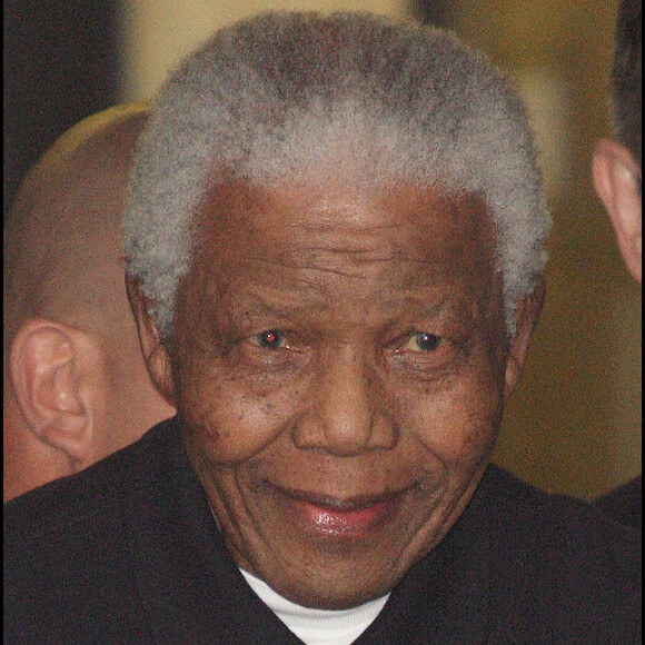 Nelson Mandela à Londres.