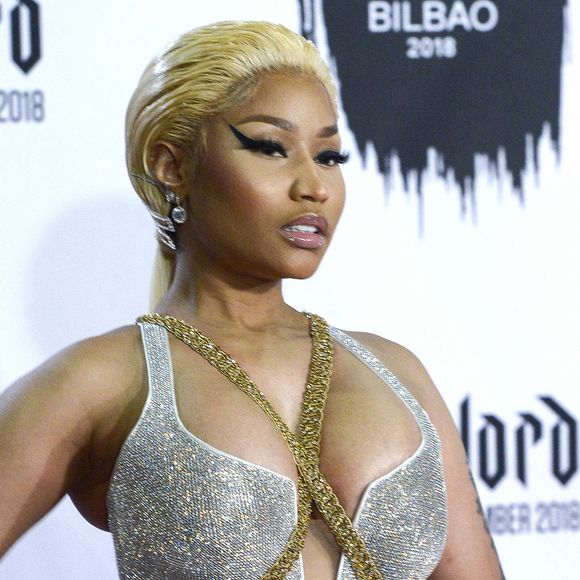 Nicki Minaj à la press room du MTV Europe Music Awards à Bilbao en Espagne.