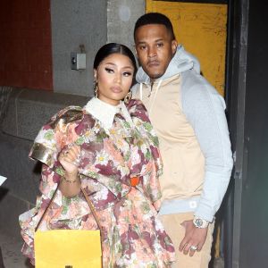 Nicki Minaj et son mari Kenneth Petty arrivent au défilé de Marc Jacobs lors de la New York Fashion Week (NYFW).