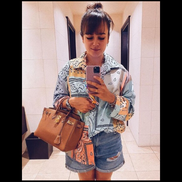 Alizée sur Instagram. Le 19 juillet 2021.