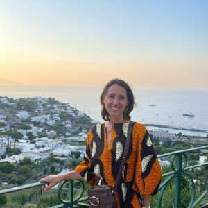 Alexia Laroche-Joubert à Capri.