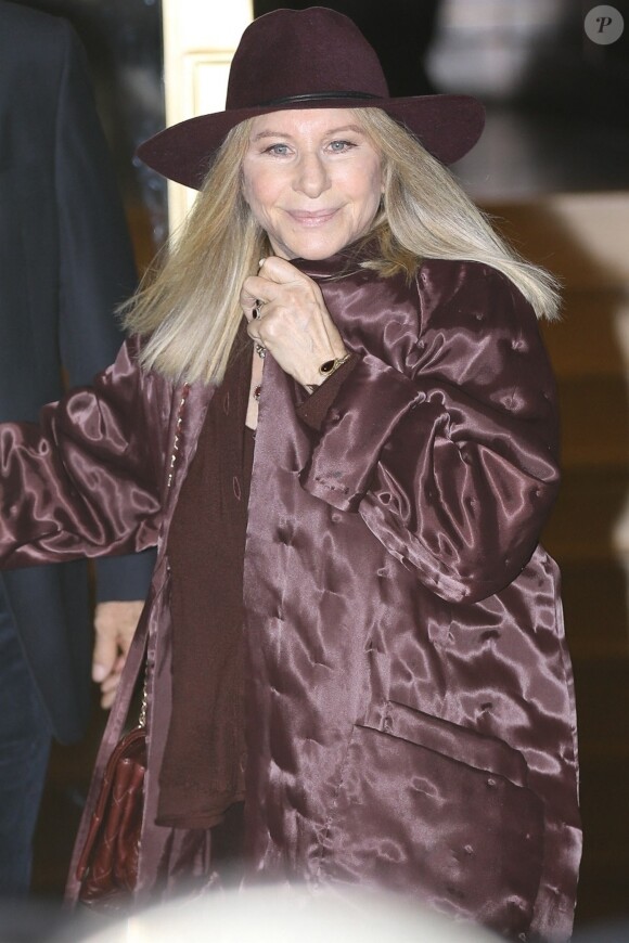 Barbra Streisand - Les célébrités arrivent au 50ème anniversaire de Jennifer Aniston au Sunset Towers Hotel à West Hollywood, son ex compagnon B. Pitt était invité à la soirée le 9 février, 2019.