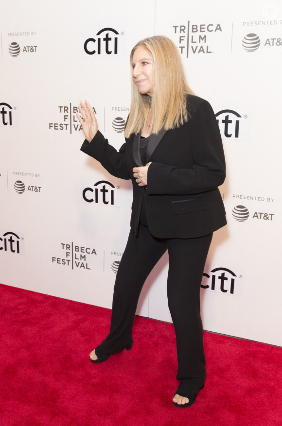 Barbra Streisand à la soirée Tribeca Talks Storytellers lors du Festival du Film de Tribeca à New York, le 29 avril 2017.
