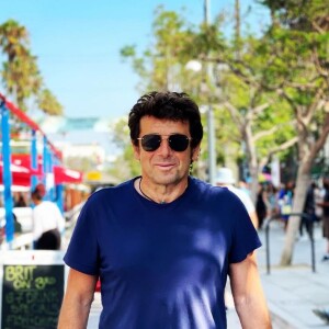 Patrick Bruel à Los Angeles, sur Instagram en août 2021.