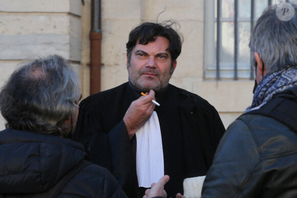 Maître Randall Schwerdorffer au palais de justice de Vesoul. Le 20 novembre 2020. © Bruno Grandjean / Panoramic / Bestimage