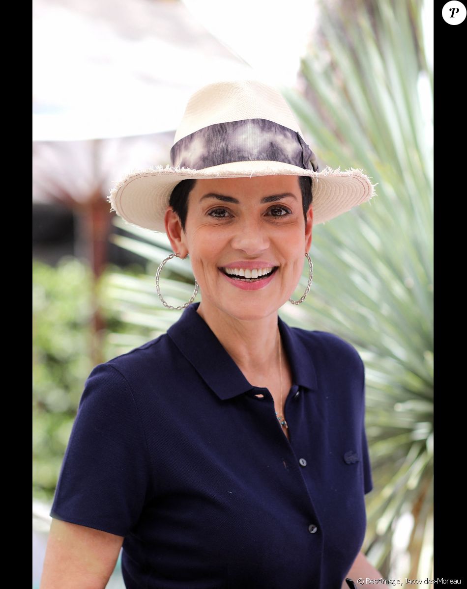 Cristina Cordula au village lors des internationaux de tennis de Roland Garros à Paris, France, le 2 juin 2019. © Jacovides-Moreau/Bestimage
