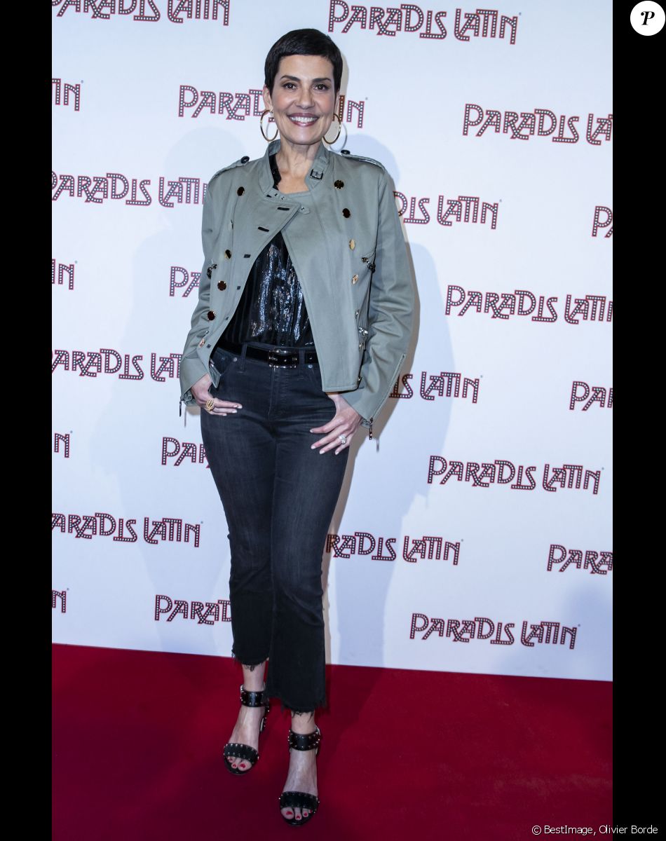Cristina Cordula - Photocall de la générale "L'Oiseau Paradis" au Paradis Latin à Paris le 6 juin 2019. © Olivier Borde/Bestimage