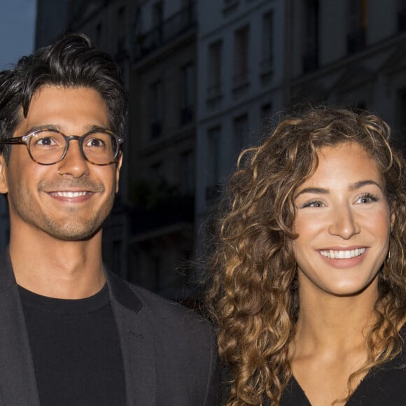 Manon Azem et son compagnon - Arrivées à la soirée "Her Time" Omega à Paris le 29 septembre 2017. © Pierre Perusseau/Bestimage