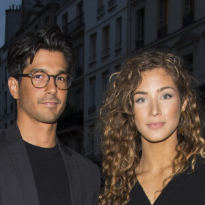 Manon Azem et son compagnon - Arrivées à la soirée "Her Time" Omega à Paris le 29 septembre 2017. © Pierre Perusseau/Bestimage