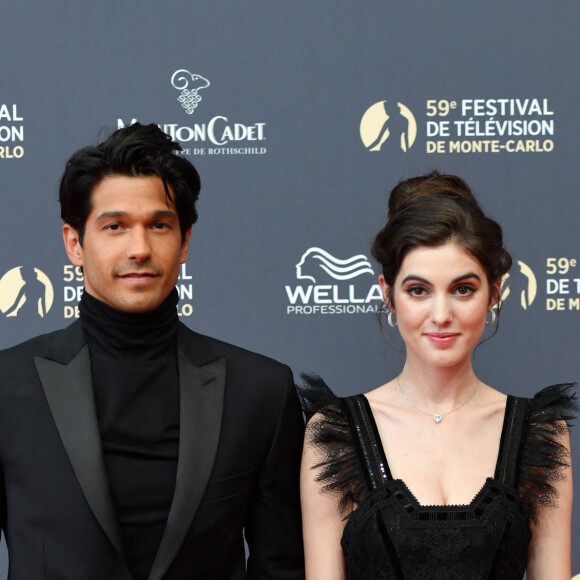 Vinnie Dargaud et Claire Chust durant la soirée d'ouverture du 59ème Festival de Télévision de Monte Carlo à Monaco le 14 juin 2019.© Bruno Bebert / Bestimage