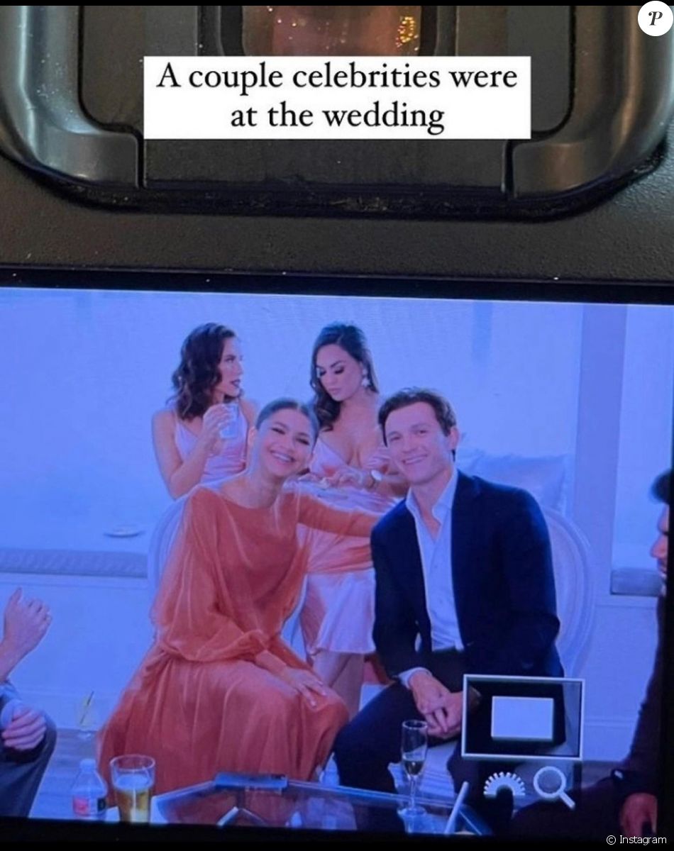Tom Holland Et Zendaya Mariage Zendaya et Tom Holland en couple : apparition surprise à un mariage ! : le  diaporama - Purepeople