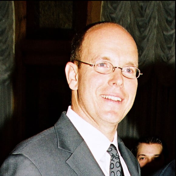 Le prince Albert de Monaco et Nicole Coste aux World Music Awards de Monaco en 2001.