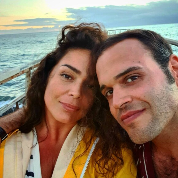 Lola Dewaere et Pierre-Edouard Bellanca en vacances.