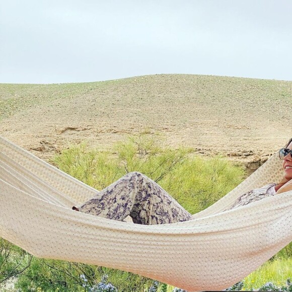 Julia Vignali en tournage au Maroc.