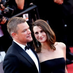 Matt Damon et Camille Cottin - Montée des marches du film " Stillwater " lors du 74ème Festival International du Film de Cannes. Le 8 juillet 2021 © Borde-Jacovides-Moreau / Bestimage