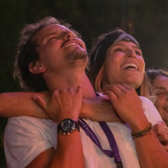 Exclusif - Juan Arbelaez et sa femme Laury Thilleman - Jour 1 - Première édition du Festival Pellicu-Live à Thuir, un festival mêlant concerts live, cinéma, masterclass et gastronomie. © Laurence Coranti / Pellicu-Live via Bestimage