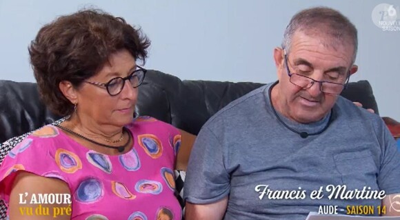 Francis de "L'amour est dans le pré 2019" annonce qu'il est en couple avec Martine, dans "L'amour vu du pré", le 14 septembre 2020, sur M6
