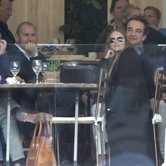 Mary-Kate Olsen et son mari Olivier Sarkozy - People lors du "Longines Global Champions Tour Madrid" au Club de Campo Villa de Madrid le 18 Mai 2019.