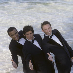 Dans les Caraïbes, à Saint-Barthélemy, le groupe 2be3 composé de Filip Nikolic, Adel Kachermi et Frank Delay. Le 12 mars 1998.