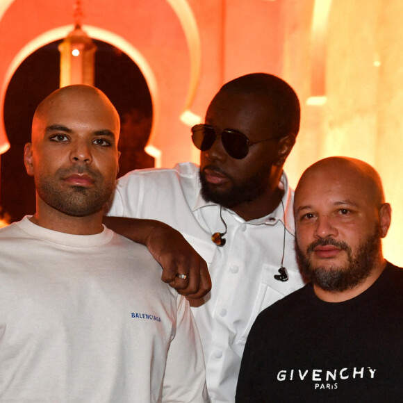 Exclusif - Dadju, Saïd Boussif, Gims - Jour 1 - Backstage - Enregistrement de l'émission "La fête de la Chanson à l'Orientale" à Marrakech, qui sera diffusée le 4 septembre sur France 2. © Veeren / Bestimage