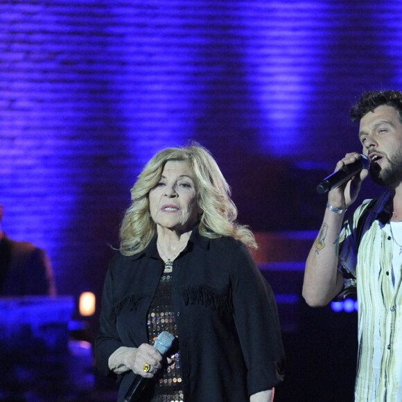 Exclusif - Nicoletta et Claudio Capéo - Jour 2 - Plateau - Enregistrement de l'émission "La fête de la Chanson à l'Orientale" à Marrakech, qui sera diffusée le 4 septembre sur France 2. © Veeren / Bestimage