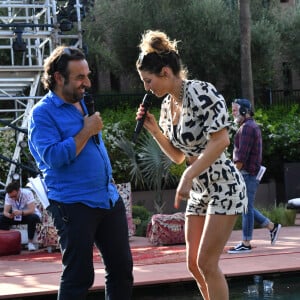 Exclusif - André Manoukian, Laury Thilleman - Jour 2 - Répétitions - Enregistrement de l'émission "La fête de la Chanson à l'Orientale" à Marrakech, qui sera diffusée le 4 septembre sur France 2. © Veeren / Bestimage