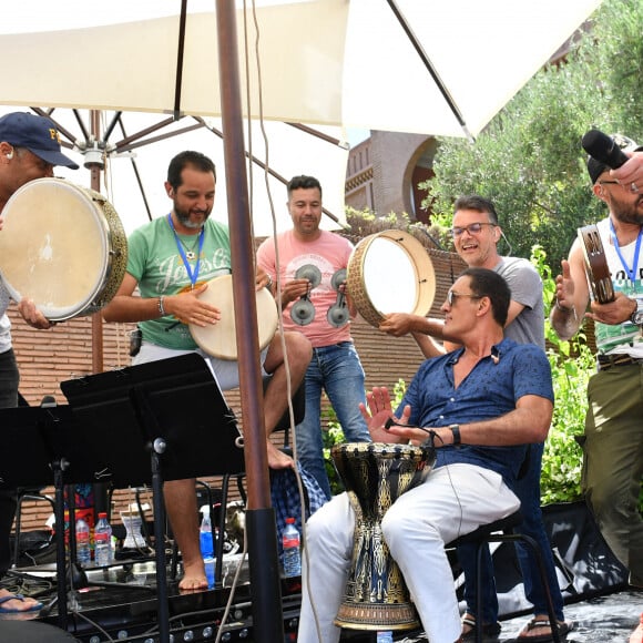 Exclusif - Dany Brillant, Laury Thilleman - Jour 2 - Répétitions - Enregistrement de l'émission "La fête de la Chanson à l'Orientale" à Marrakech, qui sera diffusée le 4 septembre sur France 2. © Veeren / Bestimage