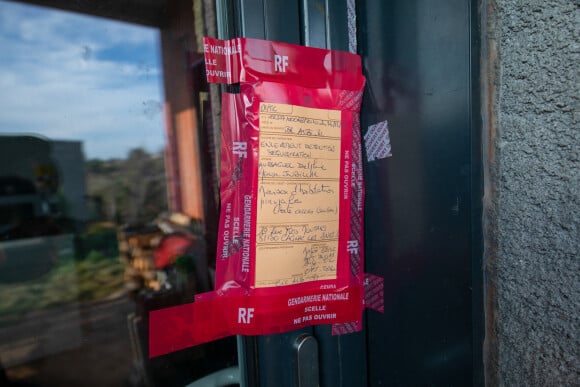 La maison en construction de Delphine Jubillar (Aussaguel) , disparue sans laisser de traces depuis le 16 décembre 2020 à Cagnac les Mines dans le Tarn.Le 7 janvier 2021 © Frédéric Maligne / Bestimage