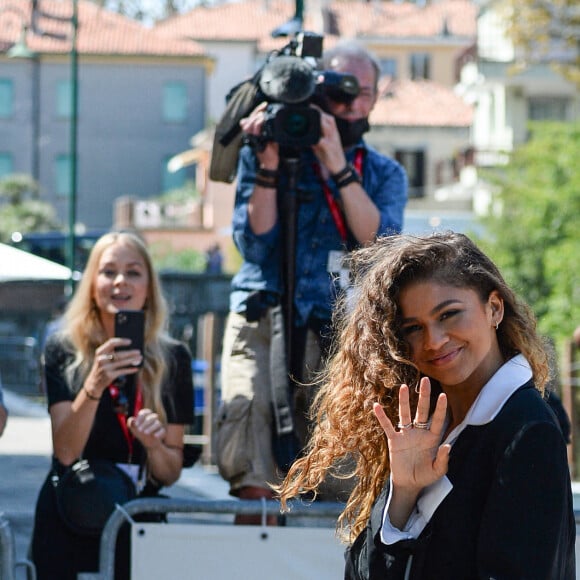 Zendaya arrive au photocall du film "Dune" lors du 78e Festival International du Film de Venise (La Mostra de Venise). Venise, le 3 sptembre 2021. © Alec Michael/Zuma Press/Bestimage