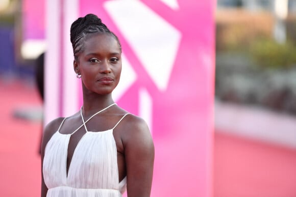 Fatou N'Diaye assiste à la projection du film "Stillwater" lors de la cérémonie d'ouverture de la 47ème édition du festival du Cinéma Américain de Deauville. Deauville, le 3 septembre 2021. © Olivier Borde/Bestimage