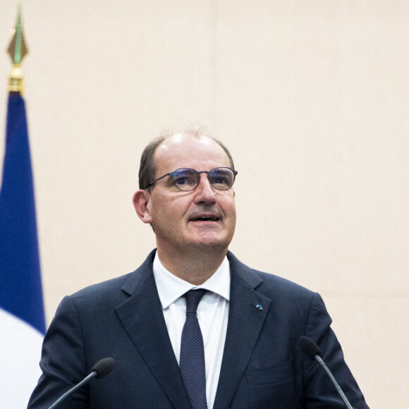 Jean Castex, Premier ministre lors de la rencontre avec les ambassadeurs et ambassadrices de France à l'étranger au centre de conférence ministériel (MCC), ministère des affaires étrangères et du développement international, à Paris, France, le 31 août 2021. © Jean-Baptiste Autissier/Panoramic/Bestimage