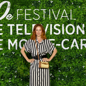 Audrey Fleurot, pour la série Engrenages, sur le photocall du 60ème Festival de Télévision de Monte-Carlo au Grimaldi Forum à Monaco le 19 juin 2021. © Bruno Bébert/Bestimage 