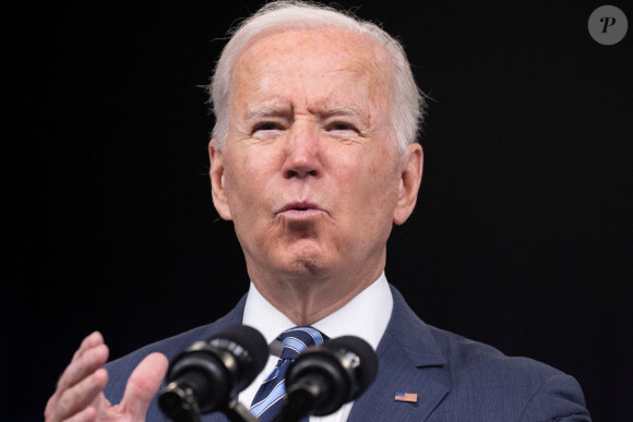 Le président américain Joe Biden prononce une allocution sur l'ouragan Ida à la Maison Blanche à Washington, DC. le 2 septembre 2021.