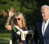 Le président américain Joe Biden et la première dame Jill Biden sont de retour de leur week-end à Camp David, le 28 juin 2021.
